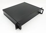 Cheval Full Aluminum DIY multipurpose box electronic enclosure Rack mount 19 inch Aluminum Heatsink 2U-D2 (Cabinet Size:Width 425 x Height 83.1 x 335 mm.) Flat pack with 1 pair aluminum Mount bar.