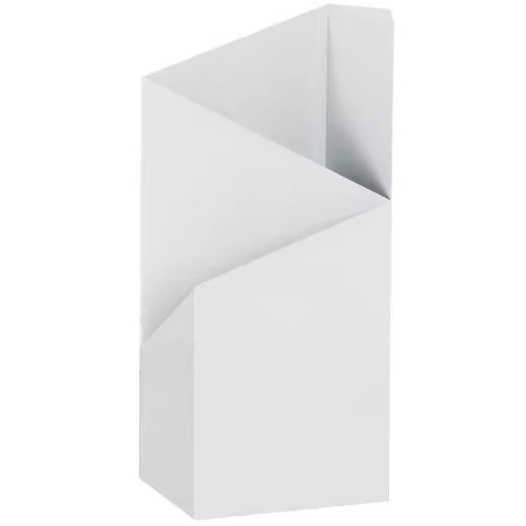 Porte-Parapluie géométrique blanc de grande capacité pour entrée moderne