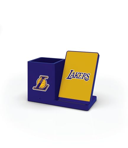 Wireless Charger and Desktop Organizer,Los Angeles Lakers