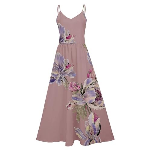 Robe de plage fleurie longue pour des vacances d'été chic - 3