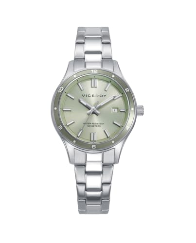 Montre femme Viceroy Magnum acier inoxydable vert étanche cadran tendance