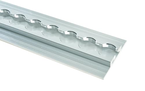 1 X airlin Schiene versenkbar, Alu airlin Schiene, 20 mm diametro del foro, 1,5 m,