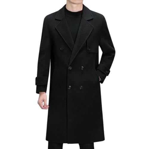 Manteau long en cachemire veste ajustée pour silhouette élégante en hiver