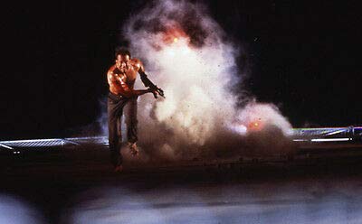 Die Hard Bruce Willis Bare Chested in Action Scene Original 35mm Transparency