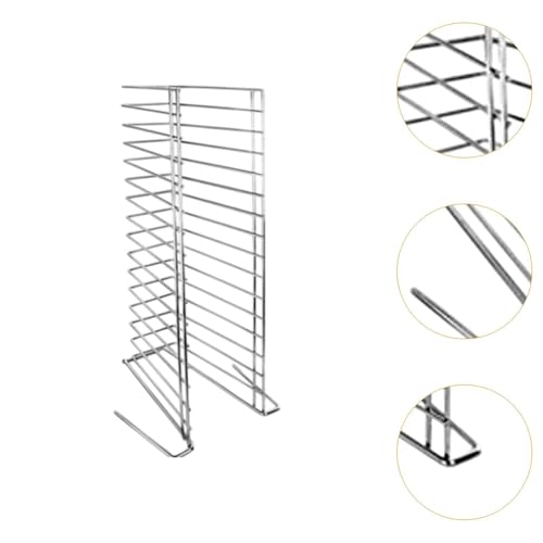 15-Tier Portable Pizza Rack Stand - Versatile Kitchen Storage Display for Restaurant & Hotel - Heavy-Duty Plate for Commercial Use - Image 4