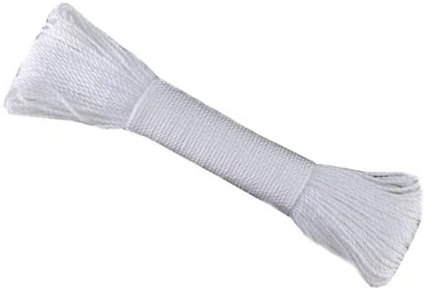 DBOO Crafts Blinds String - Roman Blind Cord 2mm White 20 Metres String for Festoon Cording