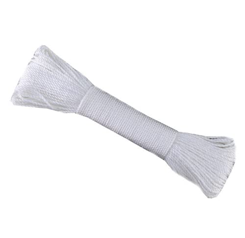 DBOO Crafts Blinds String - Roman Blind Cord 2mm White 20 Metres String for Festoon Cording