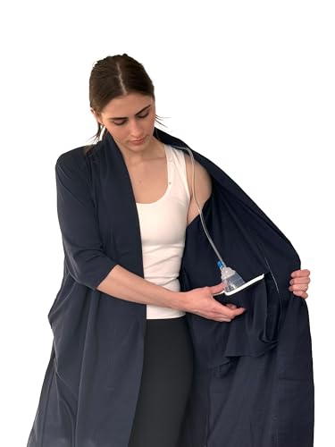 USBD Premium Post Mastectomy Robes with inside Drain Pockets Recovery Apparel3