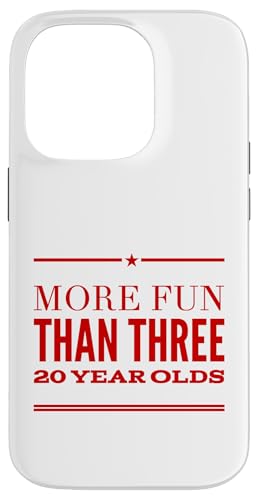 More Fun Than Three 20�� 60�� �������낢 60�΂̒a�����p�[�e�B�[ �X�}�z�P�[�X iPhone 14 Pro �p
