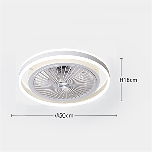 Plafonnier ventilateur moderne à LED réglable avec télécommande pour salon - 5