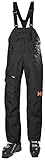 Helly-Hansen Powderqueen Bib Pant - Women's Snow Pant for Skiing, Waterproof, Insulated Winter Gear, 990 Black - XL