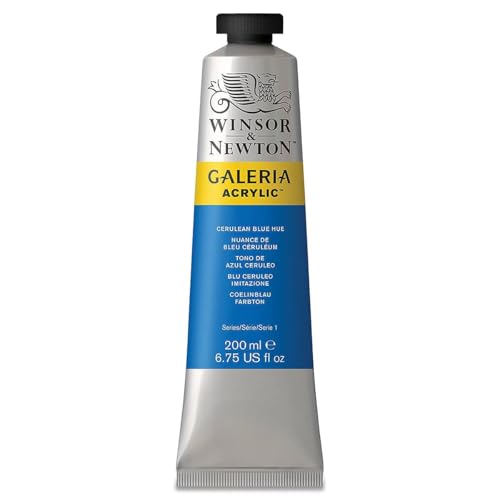 Winsor & Newton Galeria Acrylics - Cerulean Blue Hue - 200ml Tube