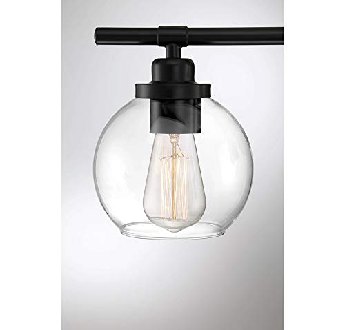 Savoy House 8-4050-2-Bk Carson Matte Black 2-Light Bathroom Vanity Light (14" W X 9" H) #TOP5