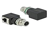 maximales drehmoment m12 8.8 Cat.6A Spezifikation Delock Netzwerkadapter M12 8 Pin X-kodiert Buchse zu RJ45 Buchse