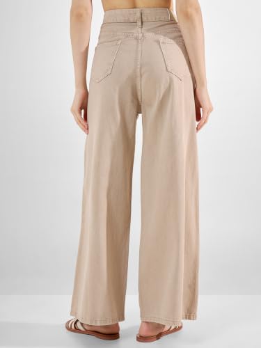 Image of Tokyo Talkies Women Straight Fit High-Rise Parallel Trousers