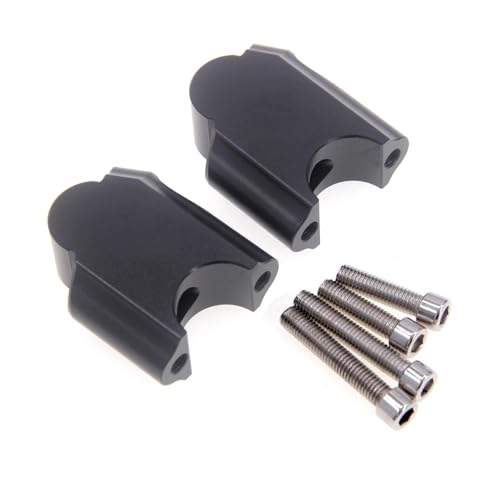 Fixation guidon moto 28 mm rehausseur robuste pour BMW F800GS noir