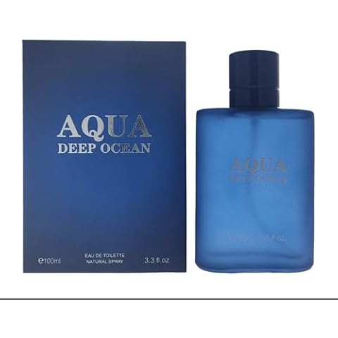 Royal fragrance Aqua Deep Ocean Eau de Toilette, 3.3 Fl Oz (Pack of 1) Cover