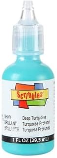 12 Pack Shiny 3D Fabric Paint