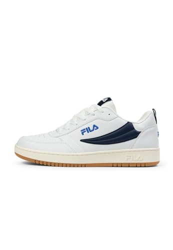 Fila Zapatillas Deportivas REGA NF para Hombre, Color Blanco Marino y Blanco Envejecido, Talla 44 EU, White Fila Navy Antique White, 44 EU