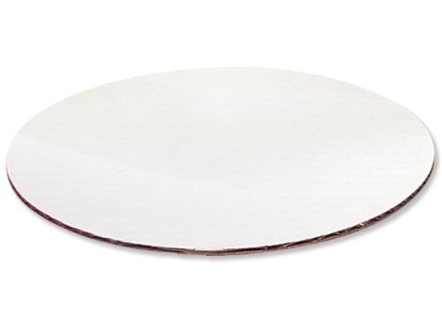 12" Greaseproof Round Cake PadsBright White Corrugated Board (1 unit, 100 pack per unit.)