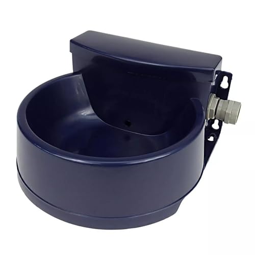 Coastal Pet Bergan Auto-Wata - Outdoor Dog & Cat Water Dispenser - Automatic Water Bowl for Pets - Made from Durable, BPA-Free Plastic - Self-Watering Cat & Dog Bowl - Navy, 48 Ounces