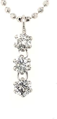 Amazon | 【KASHIMA】プラチナ900台 0.2ct ダイヤモンド 3ストーン 