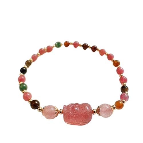 Collier Feng Shui Pi Yao anti-stress en pierre de chakra reglable pour couple