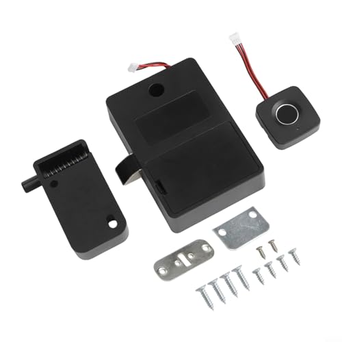 Cerradura electrónica de huellas dactilares para cajones de hogar y oficina que ofrece privacidad segura y acceso rápido con opción de código de respaldo