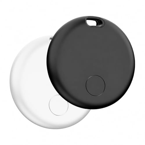 Traceur,Traceur Fonctionne avec Apple Find My(Uniquement iOS), Batterie Durée de Vie d'un an, Localisateur de Clés/Portefeuilles/Valises/Sac à Dos