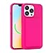 FELONY CASE - Neon Pink MagSafe Wallet, Magnetic Card Holder Designed for iPhone 16, iPhone 15, iPhone 14, iPhone 13, iPhone 12 / Pro, Pro Max, Mini and Plus - Fits 3 Cards
