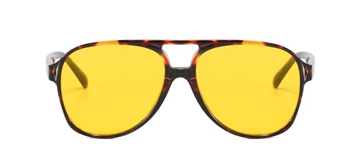 Image of 1 /9 /100-Pack Wholesale Retro Aviator Sunglasses - Bulk Resale Bundle Large Frame Classic 70s Style UV400 Protection