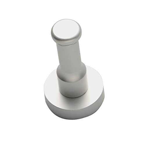 Happyyami Door Hook Round Metal Hooks for Clothing Towels Coats Easy to Install Home Hotel Accessory