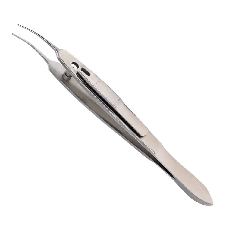 Stainless Steel 105mm Muscle Forceps Left Type Ophthalmic Eye ENT Strabismus