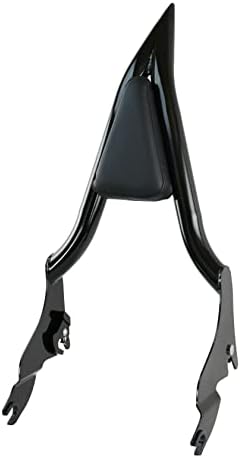 YHMOTO Detachable Sissy Bar Passenger Backrest 22" Inch Rear Pad Fit for Harley Touring Models 2009-2022 Road King Ultra CVO Limited Street Glide Road Glide Electra Glide (Black)