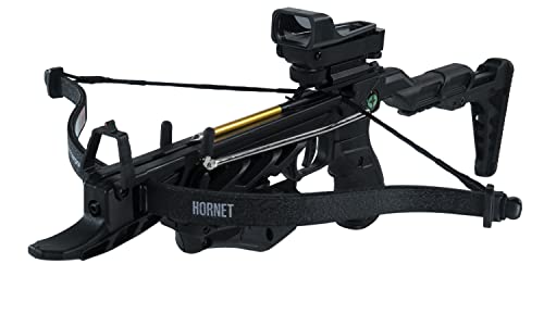 Hornet 191 FPS 80 LBS Recurve Crossbow - Mini Crossbow with Red Dot Sight and Break Barrel Cocking