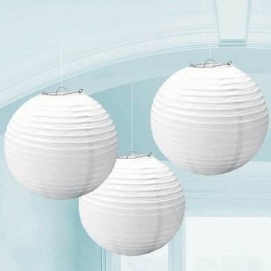 Tytroy 10" White Round Paper Lantern Home Decoration 10 Pack #TOP1