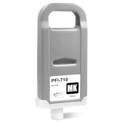 Encre pigmentée noire PFI-710 pour imprimante Canon iPF TX-2000 traceur mat 700ml