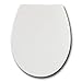 Produktbild eSituro Toilettendeckel, WC Sitz mit Absenkautomatik,Weiß Toilettensitz Quick Release Funktion,Antibakteriell Klodeckel, O Form