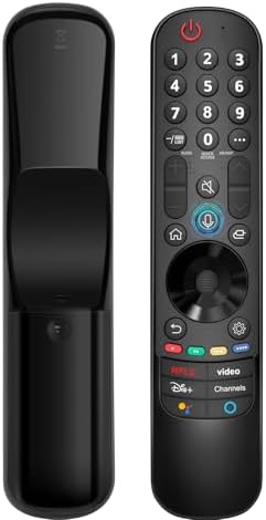 Angrox MR21GA for 2021 LG-Magic-Remote with Pointer and Voice Function Replacement for LG UHD OLED QNED NanoCell 4K 8K Smart TV, Black