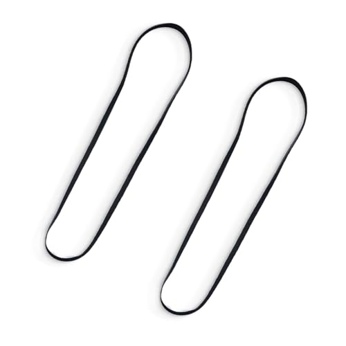 2 Pack Turntable Drive Belts 165-310mm Rubber Replacement Belt for Belt-Drive Record Players(Breite 5mm,Fold Length 250mm)