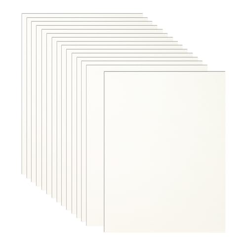 Guakicae 32 Sheets Cream Cardstock 8.5 x 11 Off White Paper 80lb Thick Ivory Paper Card Stock for DIY Card Making Wedding Invitations Thank You Cards Business Cards Menus
