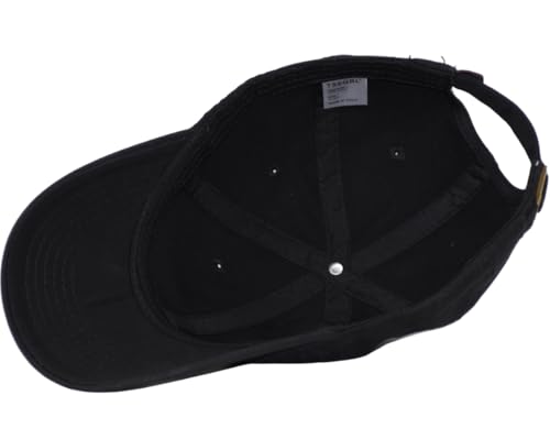 Image of TSSGBL Vintage Cotton Washed Baseball Cap S to XXL Unstructured Low Profile Adjustable Distressed Dad Hat for Men Women