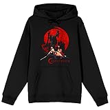 Bioworld Castlevania Red Moon Character Art Men's Black Sweatshirt-XL