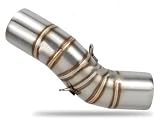 Per Kawasaki Z900 2020 2021 Moto Scarico Collegamento Centrale Tubo Adattatore Marmitta di Scarico 51mm Collegamento Slip-on
