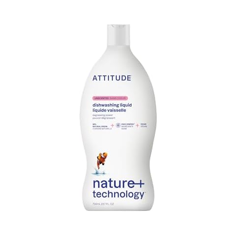 ATTITUDE Vegan Washing-Up Liquid, Unscented Cover