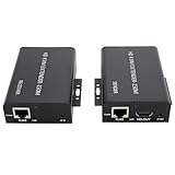 Transmission haute vitesse : le taux de transmission du signal du prolongateur USB sur Ethernet est jusqu'à 1,65 Gbit/s et prend en charge le son compressé sans perte ; utilisé par paires, pas besoin de configuration, l'expéditeur avec sortie d'interface multimédia HD locale. Il peut obtenir une excellente transmission du signal, veuillez utiliser le câble CAT 5e/6 standard IEEE 568B pour améliorer l'efficacité du travail et le bonheur de la famille.