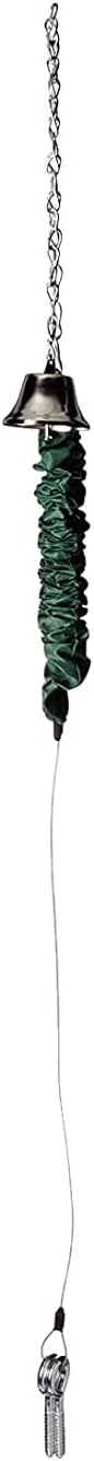 Songbird Essentials Squngee Squirrel Feeder, Amusing Bungee and Bell Squirrel Feeder, Holds 2 Ears of Corn