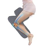 HOMBYS Leg Pillow for Sleeping, 4" Thick Z Shape Memory Foam Knee Pillow for Side Sleeper Helps Spine Alignment and Offer Full Body Support, Relief Pressure, Removable Cover Machine Washable, 4" Thick