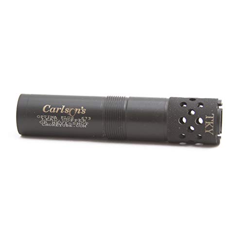 Carlsons Choke Tubes 12 Gauge for Beretta Optima Plus [ Turkey | 0.673 Diameter ] Blued Steel | Ported Turkey Choke Tube | Made in USA
