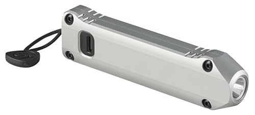 Image of Streamlight 88819 Wedge XT 500-Lumen 1,900-Candela Flat Everyday Carry Flashlight, Includes USB-Cable and Pocket Lanyard, Silver
